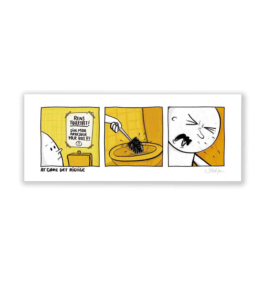 'At gøre det rigtige' - COMIC PLAKAT