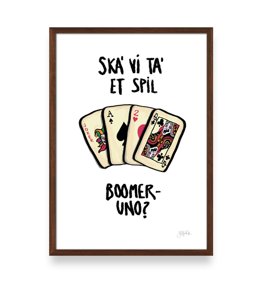 BOOMER UNO - PLAKAT A3
