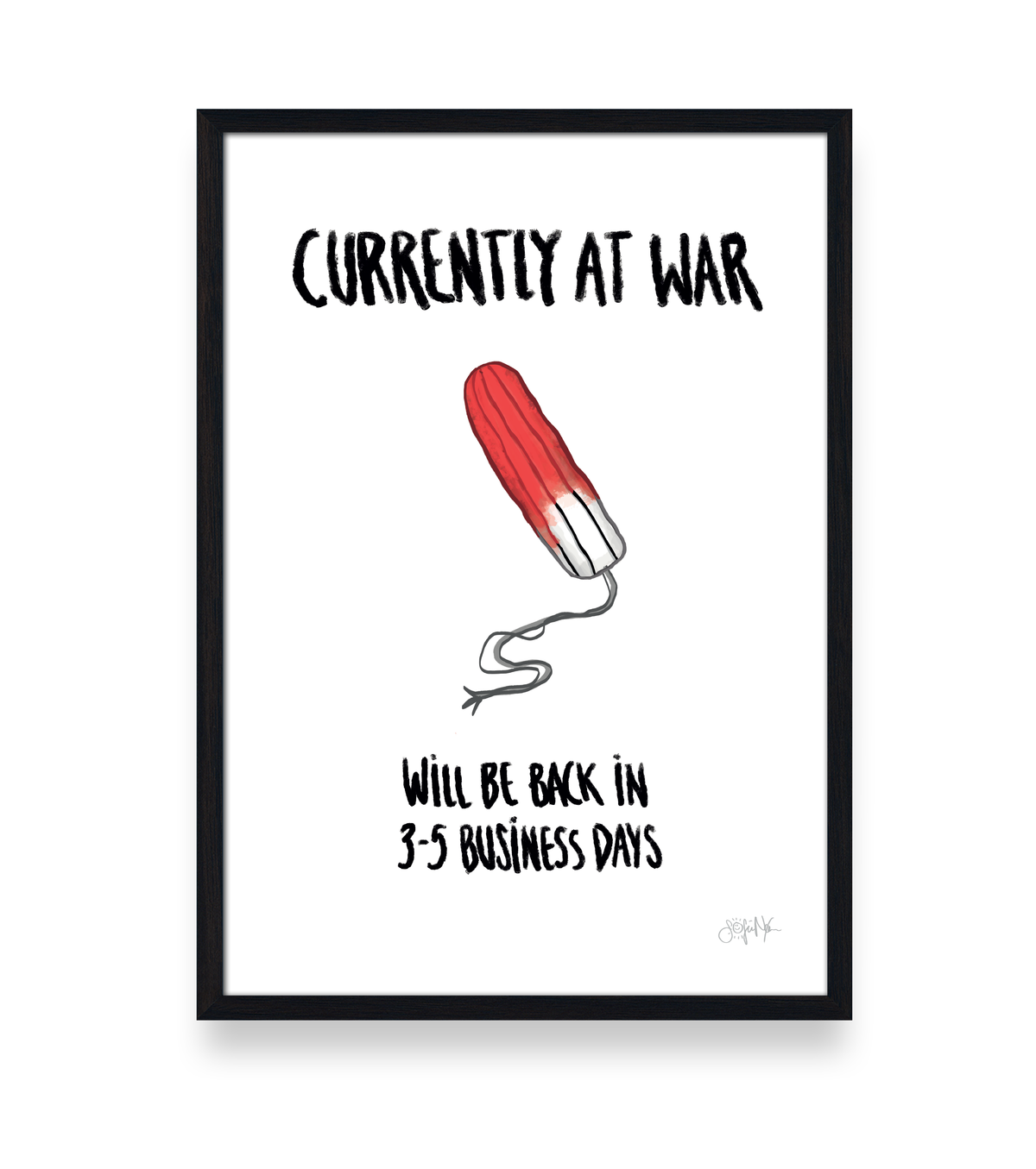 Currently at war - PLAKAT A3