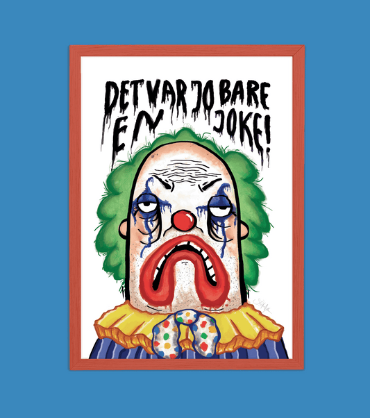 Håndtegnet plakat af Sofie Nørskov. Kunst der spreder glæde og starter samtaler! ✏️
Køb online på sofienørskov.dk. Levering 2-5 dage.