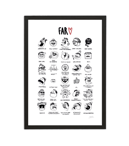 Håndtegnet plakat af Sofie Nørskov. Kunst der spreder glæde og starter samtaler! ✏️
Køb online på sofienørskov.dk. Levering 2-5 dage.