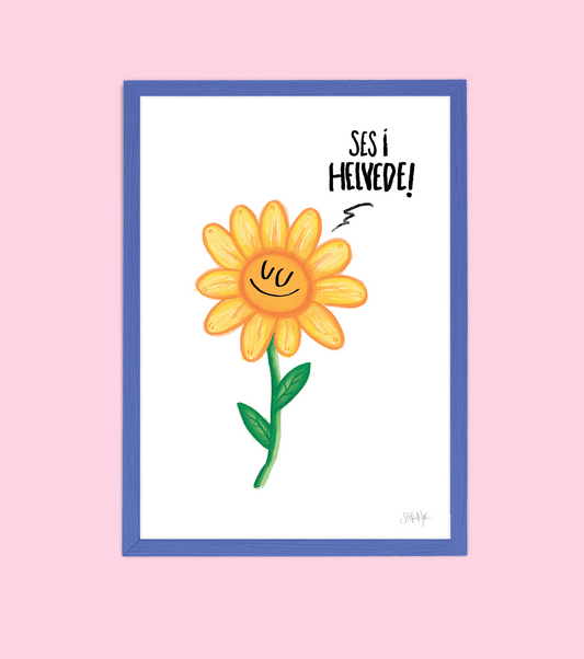 Håndtegnet plakat af Sofie Nørskov. Kunst der spreder glæde og starter samtaler! ✏️
Køb online på sofienørskov.dk. Levering 2-5 dage.