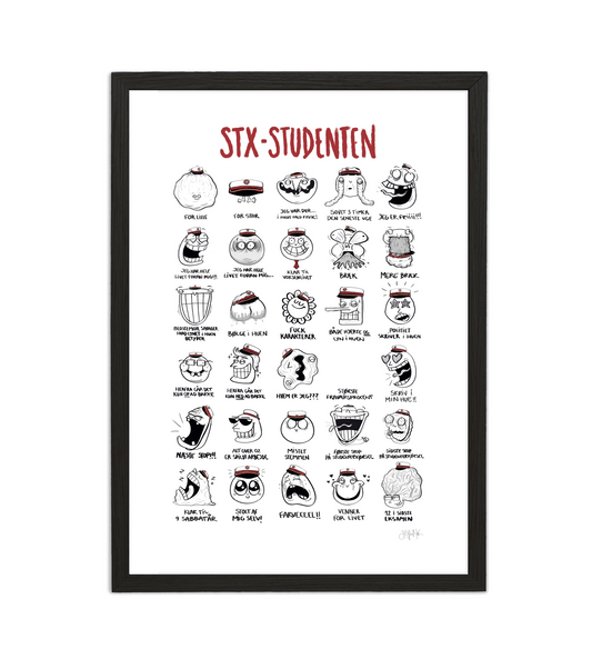 Håndtegnet plakat af Sofie Nørskov. Kunst der spreder glæde og starter samtaler! ✏️
Køb online på sofienørskov.dk. Levering 2-5 dage.