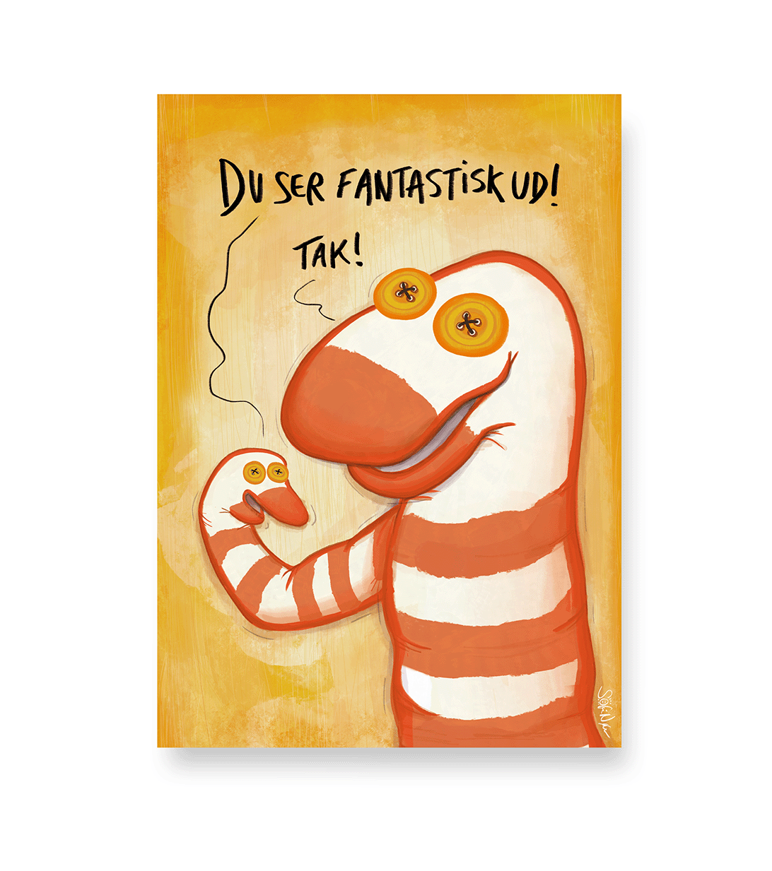 TAL PÆNT TIL DIG SELV - PLAKAT