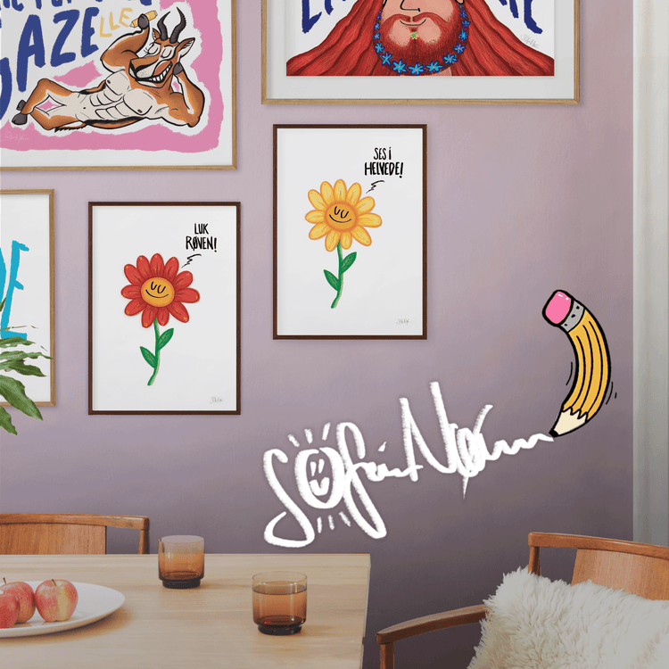 De simple plakater