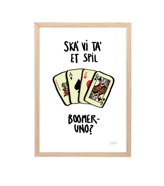 Håndtegnet plakat af Sofie Nørskov. Kunst der spreder glæde og starter samtaler! ✏️ 
Køb online på sofienørskov.dk. Levering 2-5 dage.