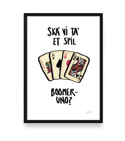 BOOMER UNO - PLAKAT A3