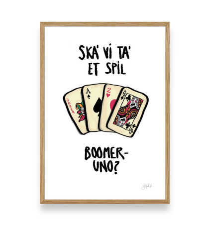 BOOMER UNO - PLAKAT A3