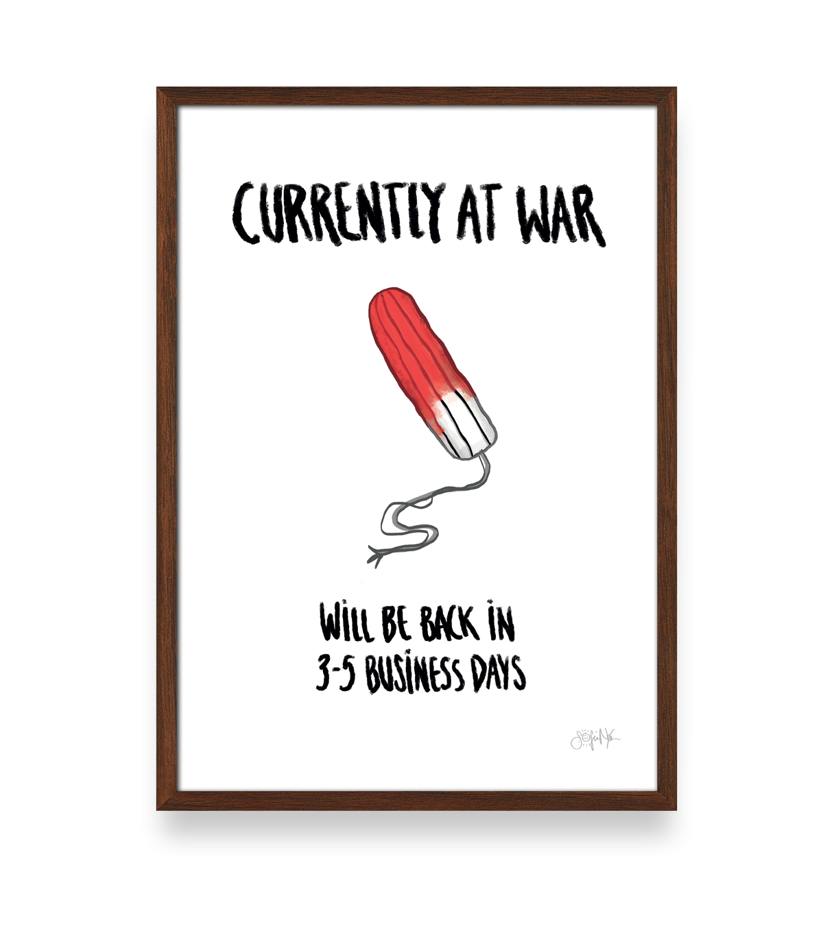 Currently at war - PLAKAT A3
