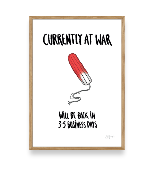 Currently at war - PLAKAT A3