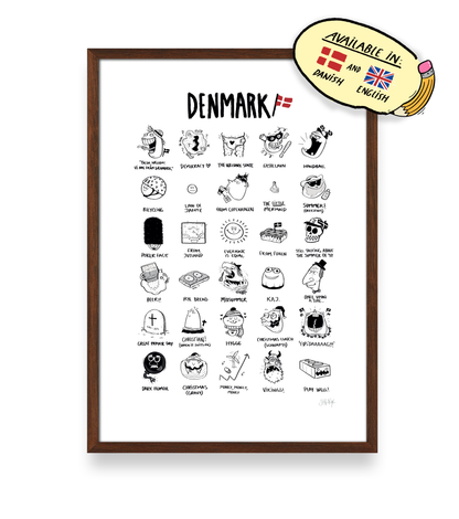 DENMARK POSTER - ENGLISH