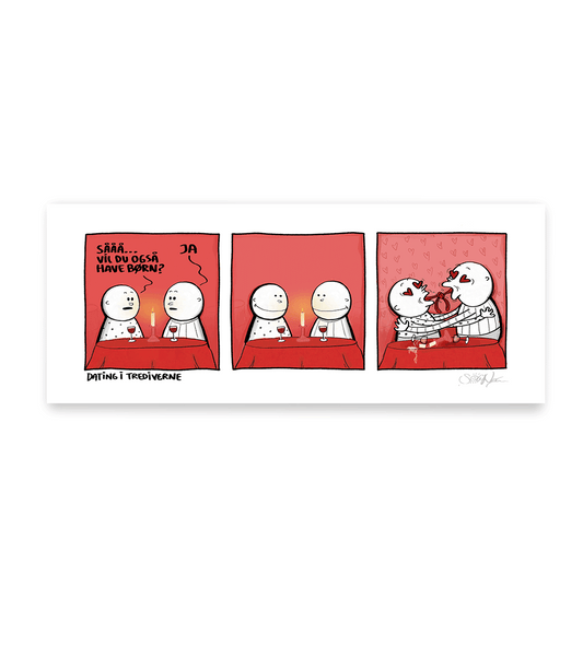 'Dating i trediverne' - COMIC PLAKAT