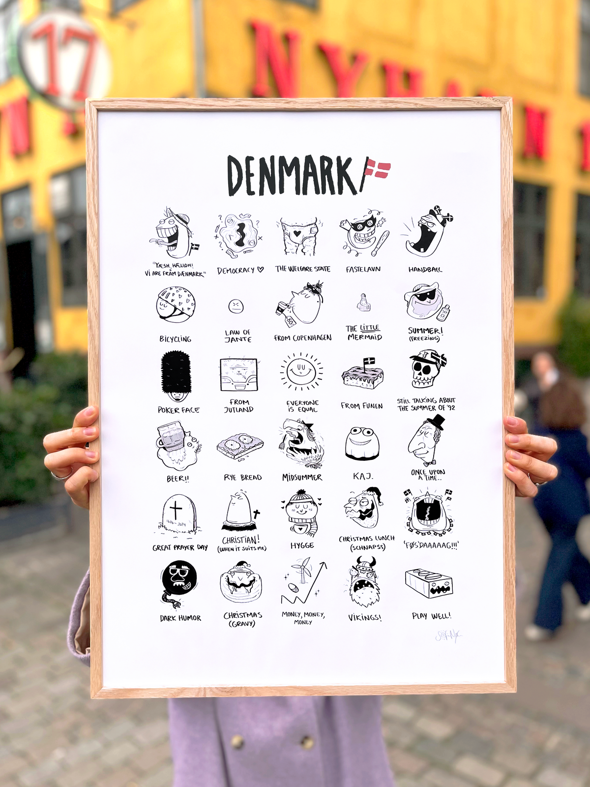 DENMARK POSTER - ENGLISH