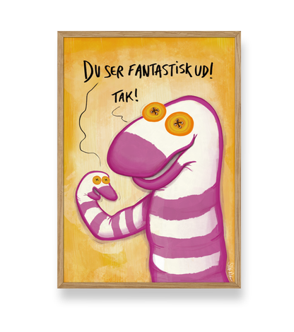TAL PÆNT TIL DIG SELV - PLAKAT