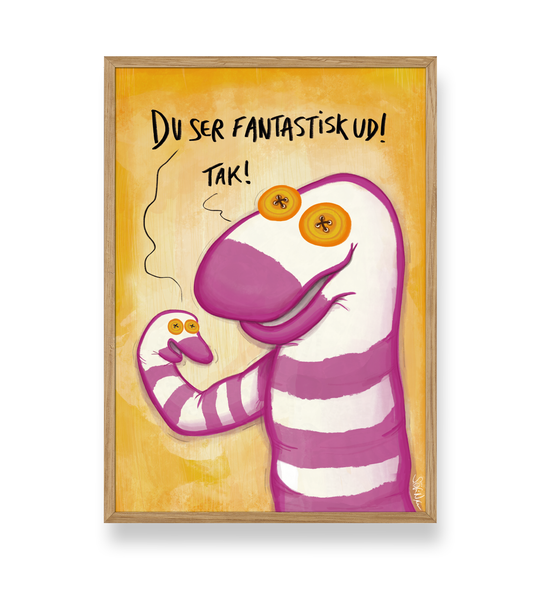 TAL PÆNT TIL DIG SELV - PLAKAT