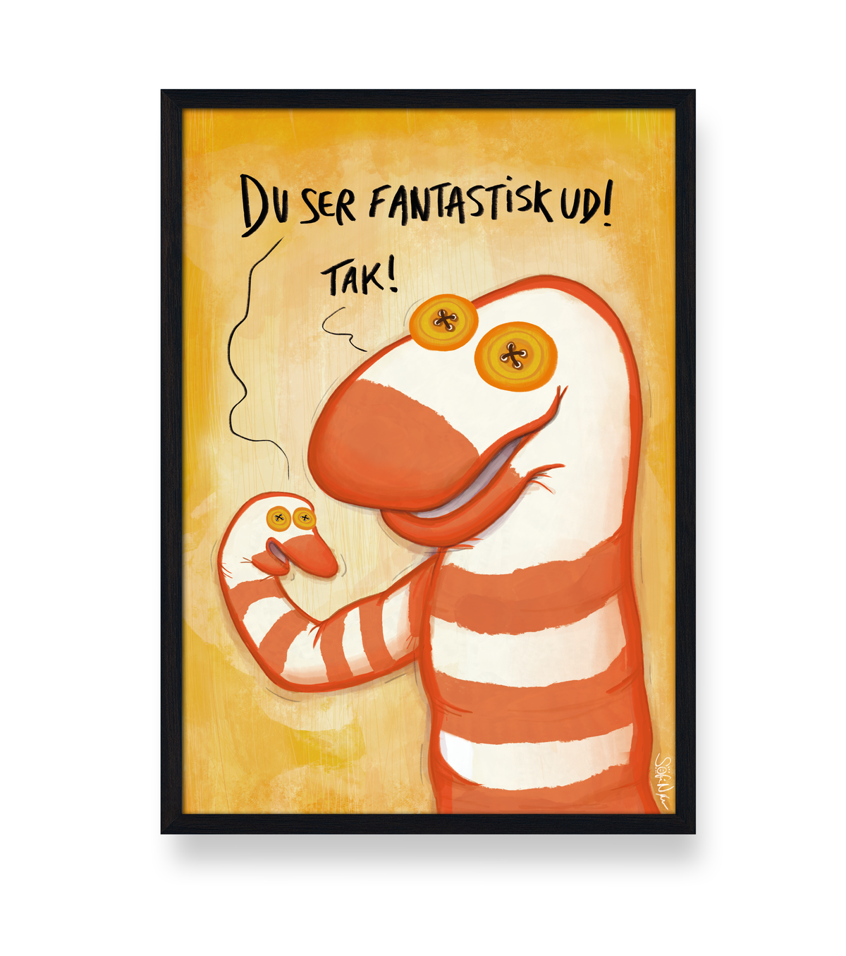 TAL PÆNT TIL DIG SELV - PLAKAT