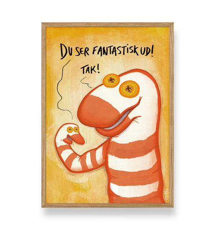 TAL PÆNT TIL DIG SELV - PLAKAT