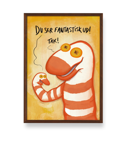 TAL PÆNT TIL DIG SELV - PLAKAT