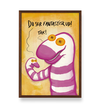 TAL PÆNT TIL DIG SELV - PLAKAT