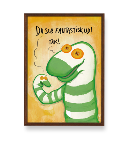 TAL PÆNT TIL DIG SELV - PLAKAT