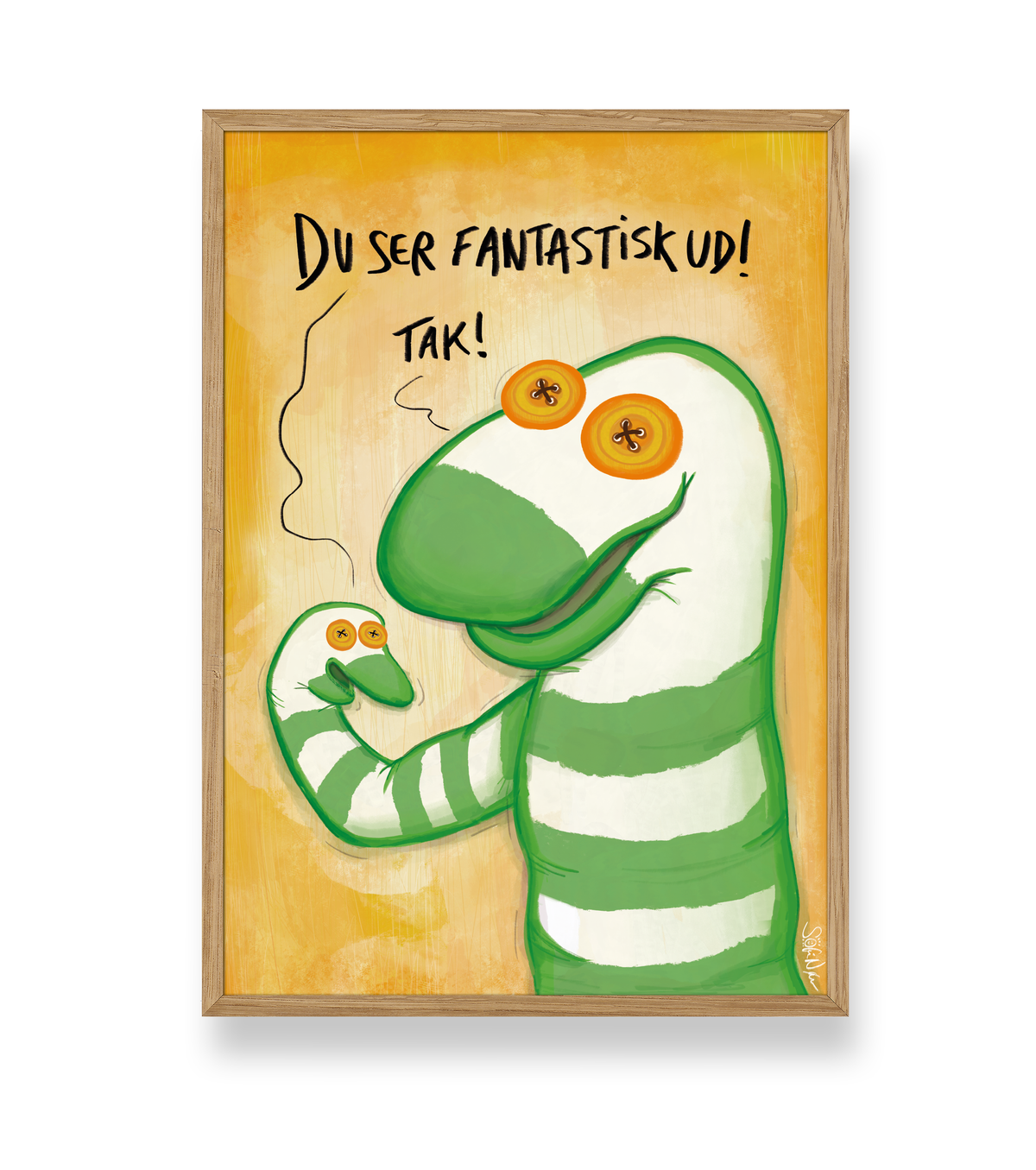 TAL PÆNT TIL DIG SELV - PLAKAT