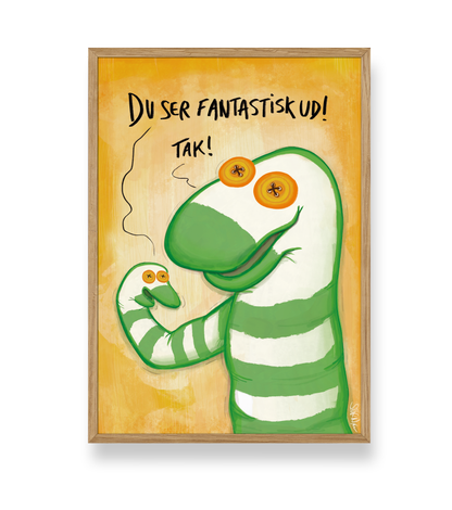 TAL PÆNT TIL DIG SELV - PLAKAT