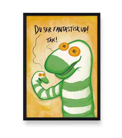 TAL PÆNT TIL DIG SELV - PLAKAT