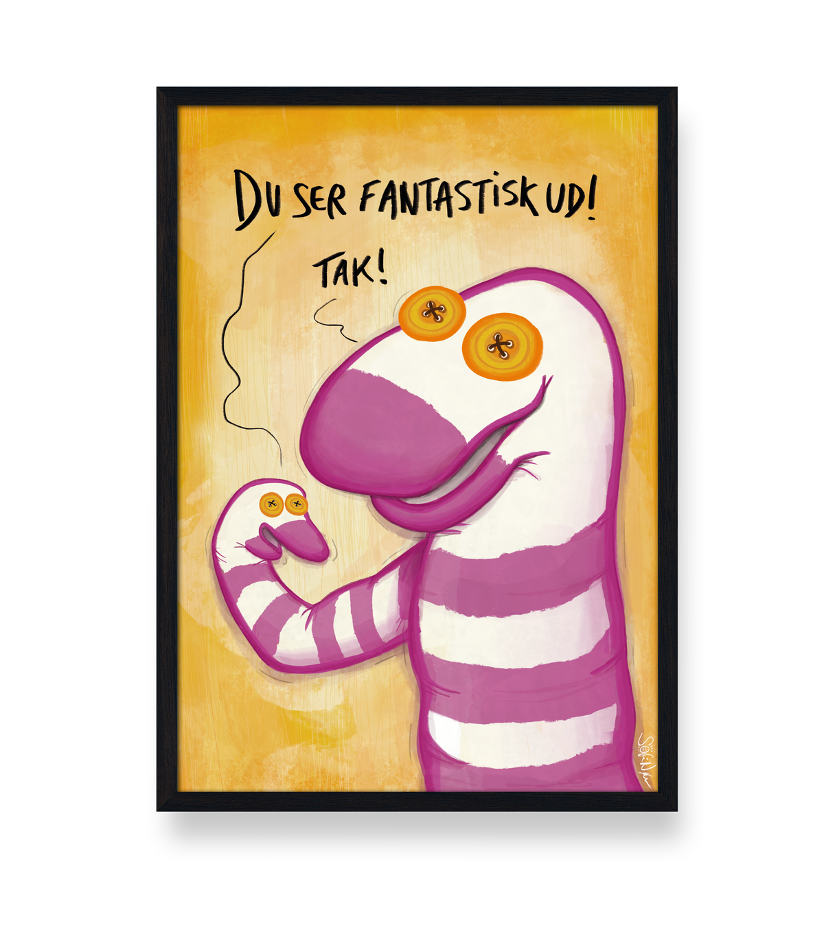TAL PÆNT TIL DIG SELV - PLAKAT