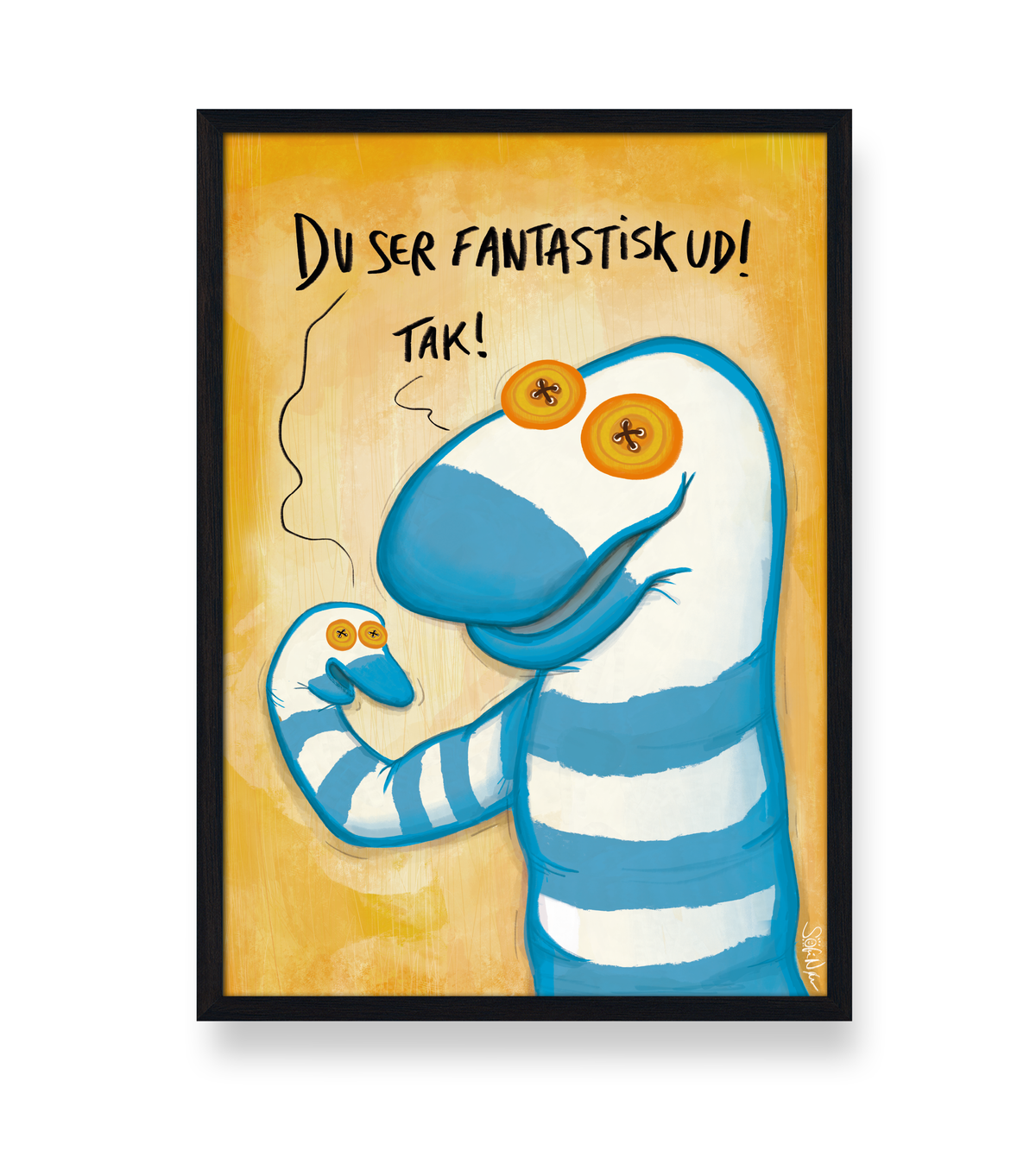 TAL PÆNT TIL DIG SELV - PLAKAT