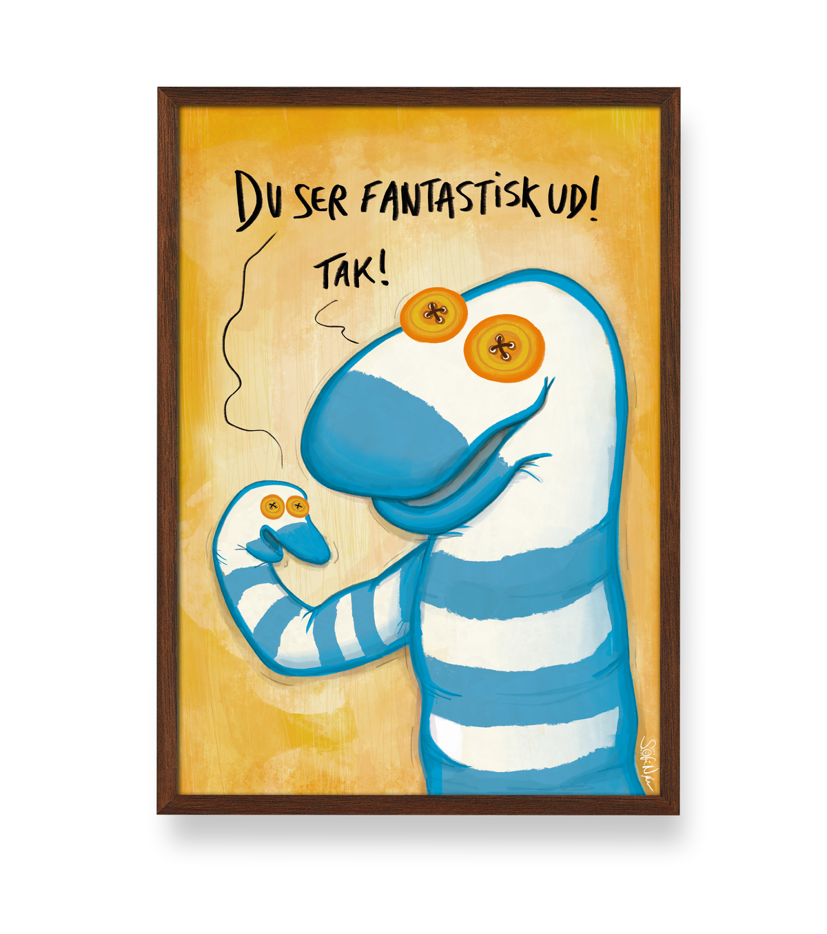 TAL PÆNT TIL DIG SELV - PLAKAT