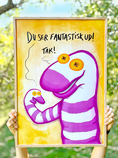 TAL PÆNT TIL DIG SELV - PLAKAT