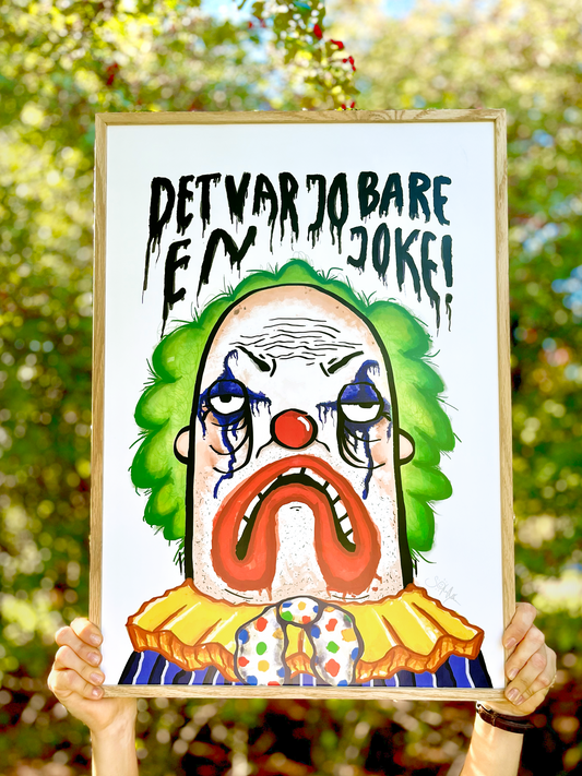 'Det var jo bare en joke!' - PLAKAT