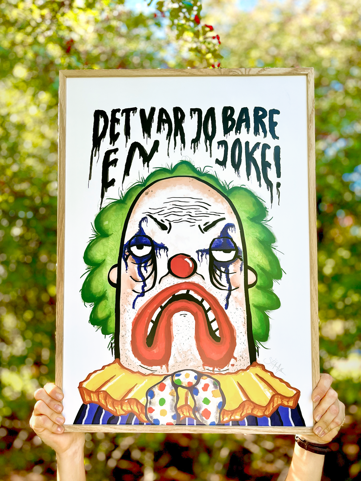 'Det var jo bare en joke!' - PLAKAT