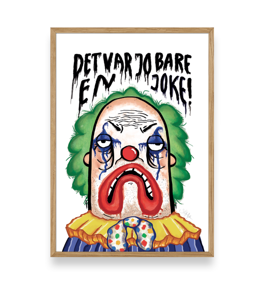 'Det var jo bare en joke!' - PLAKAT