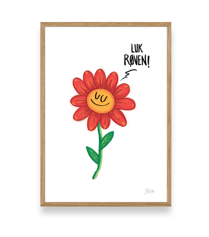 LUK RØVEN! - PLAKAT A3