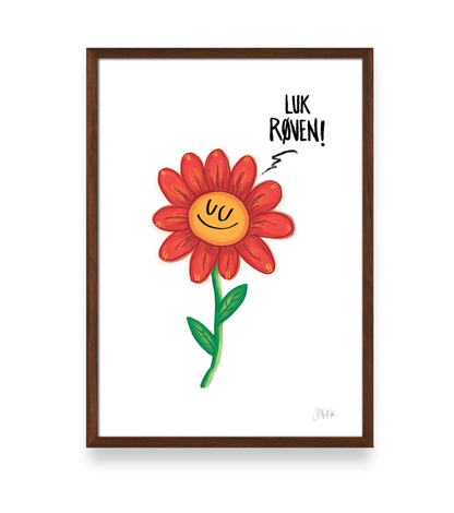 LUK RØVEN! - PLAKAT A3