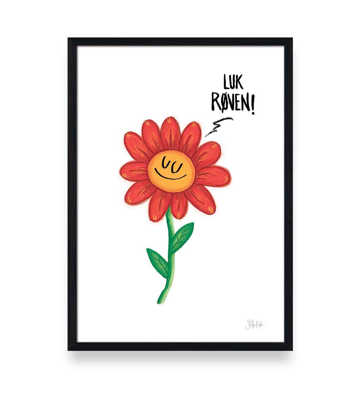 LUK RØVEN! - PLAKAT A3