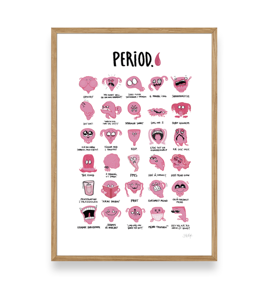 PERIOD. - MENSTRUATION PLAKAT