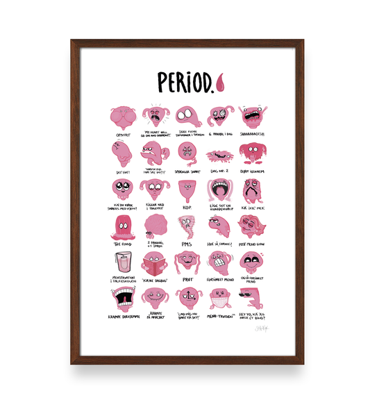 PERIOD. - MENSTRUATION PLAKAT