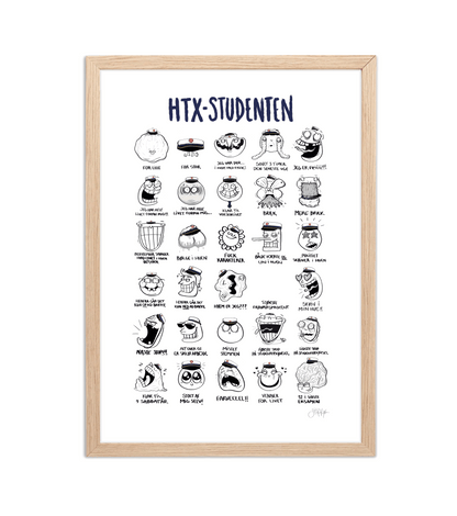 Håndtegnet plakat af Sofie Nørskov. Kunst der spreder glæde og starter samtaler! ✏️ 
Køb online på sofienørskov.dk. Levering 2-5 dage.