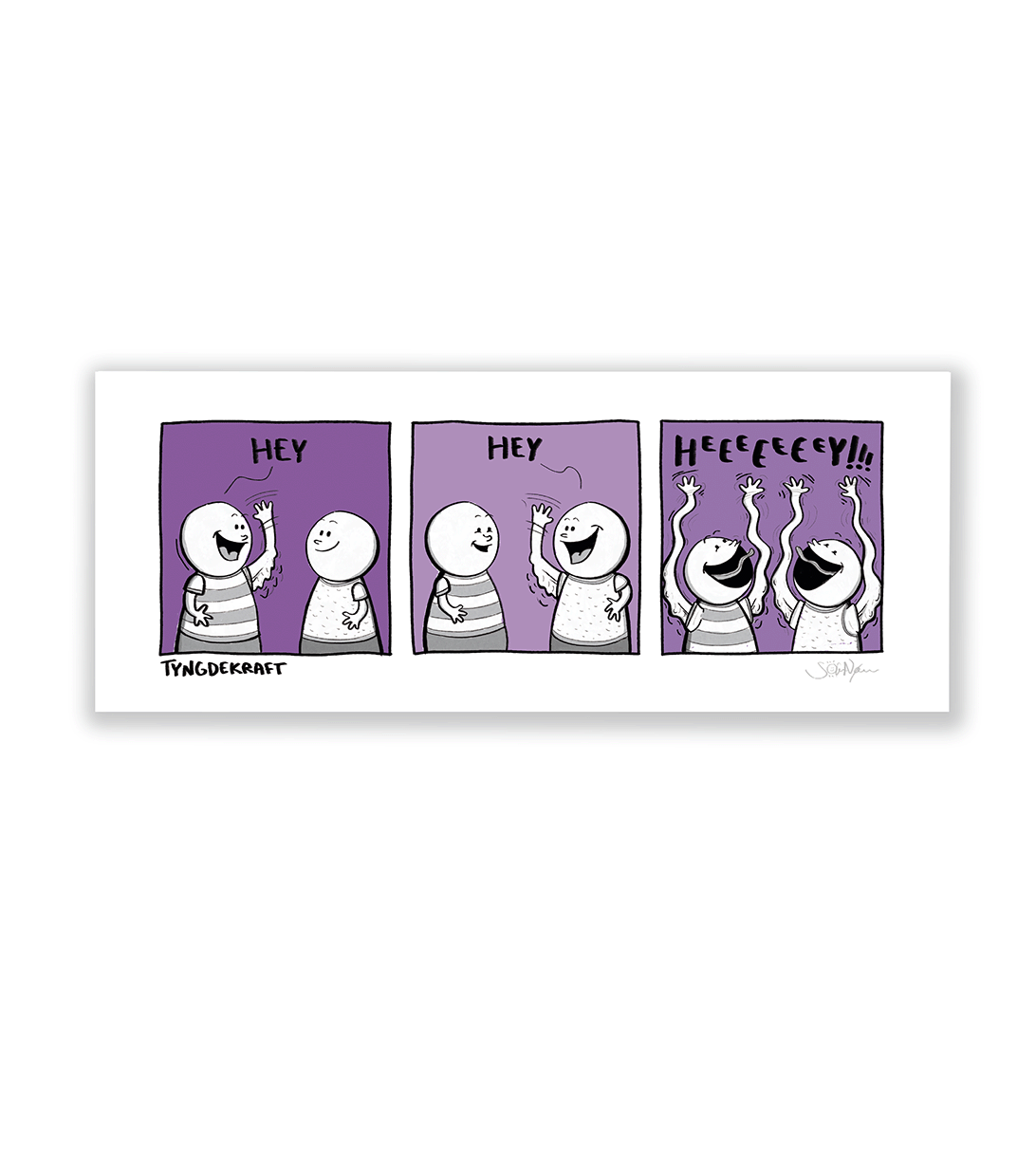 'TYNGDEKRAFT' - COMIC PLAKAT