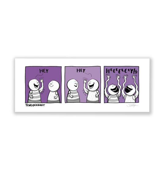 'TYNGDEKRAFT' - COMIC PLAKAT