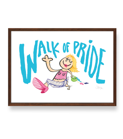 WALK OF PRIDE 🩵 - PLAKAT