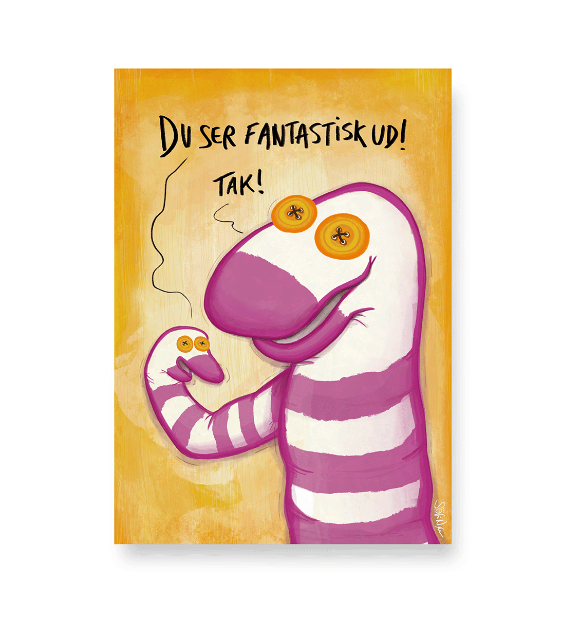 TAL PÆNT TIL DIG SELV - PLAKAT