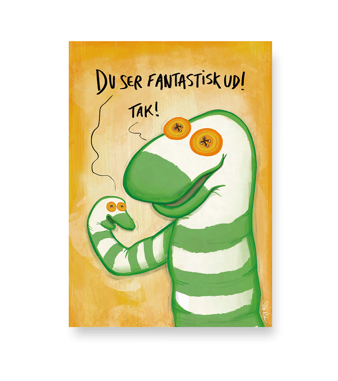 TAL PÆNT TIL DIG SELV - PLAKAT