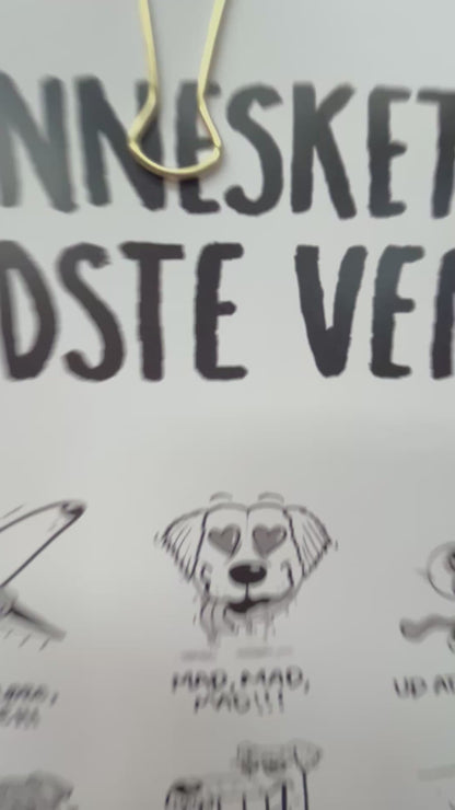 HUNDE PLAKAT - MENNESKETS BEDSTE VEN